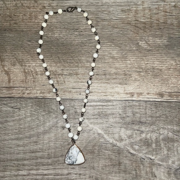 3 for $15: white stone necklace - Picture 1 of 2